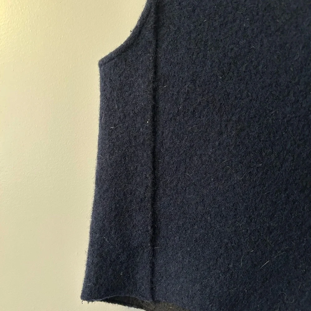 COS Indigo Wool Sleeveless Cropped Top - Picture 5 of 9